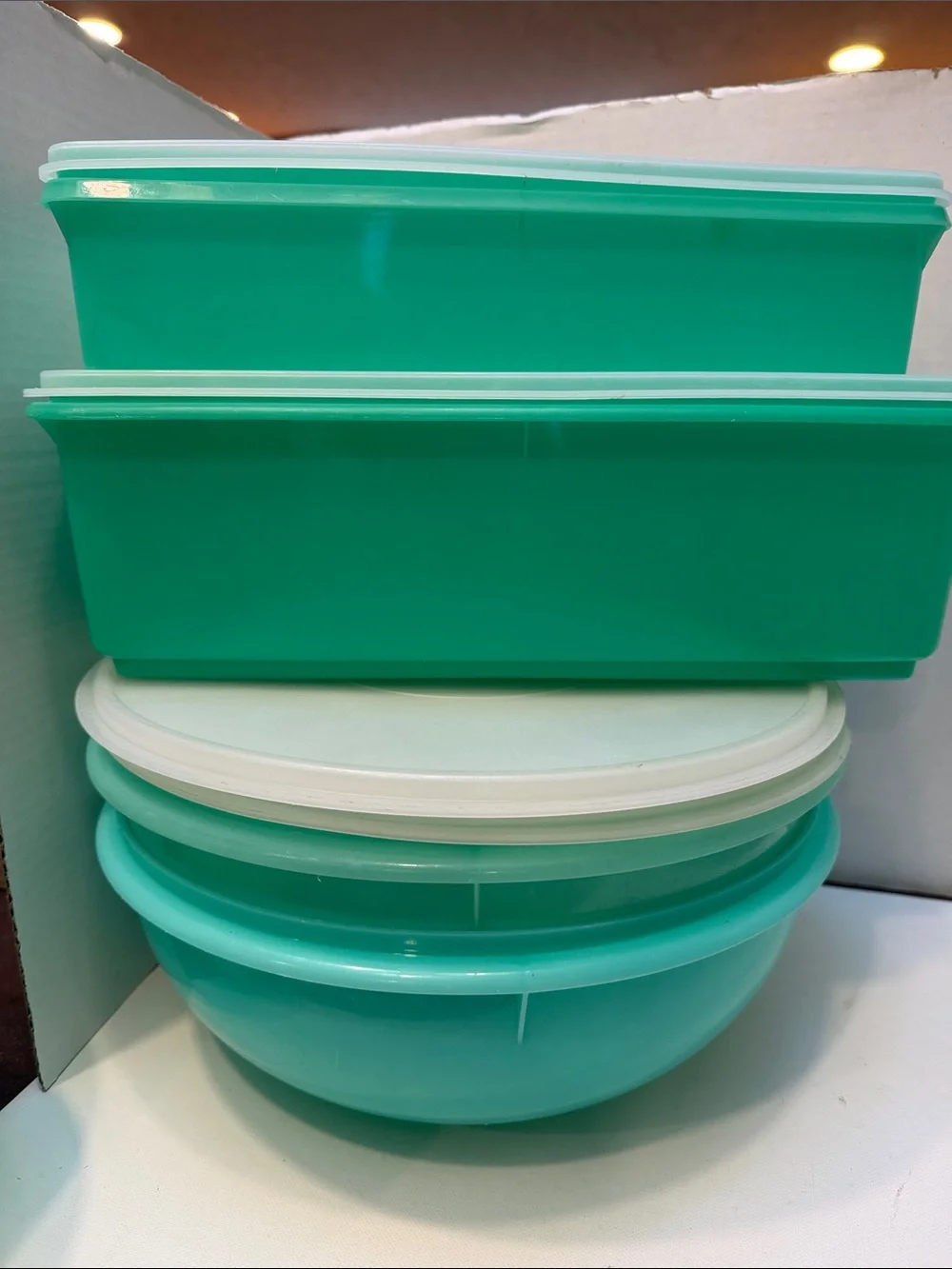 Tupperware Jadeite set of 6